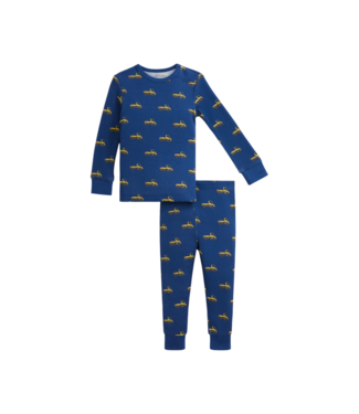 Magnetic Me Wheel Fast Waffle L/S Long Pant PJs