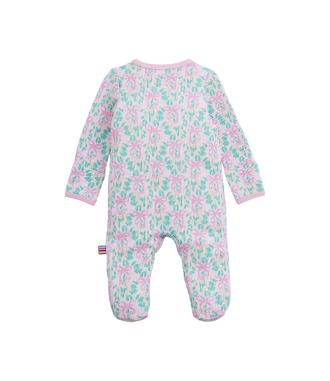 Mistle Bow Waffle Magnetic Footie