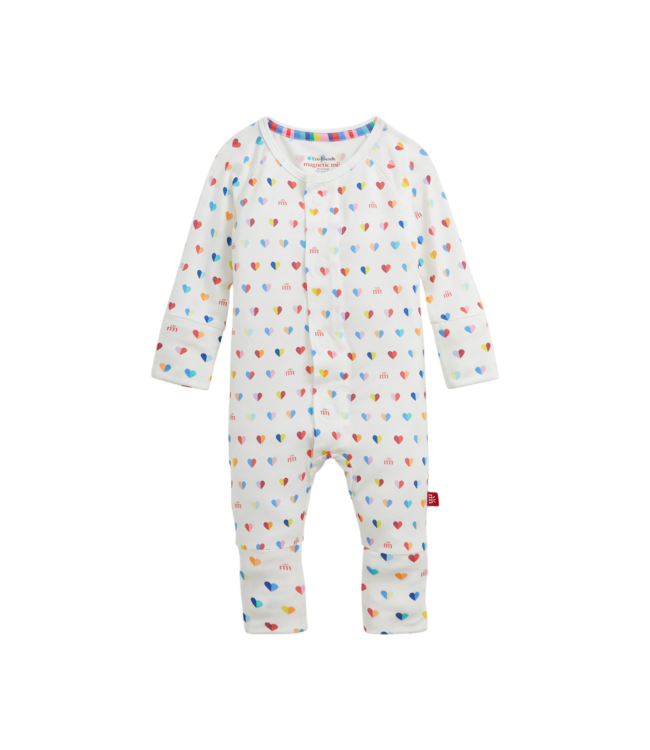 Magnetic Me Branded Heart Modal Magnetic Convertible Coverall