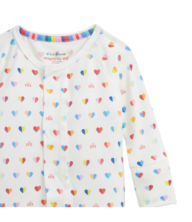 Magnetic Me Branded Heart Modal Magnetic Convertible Coverall