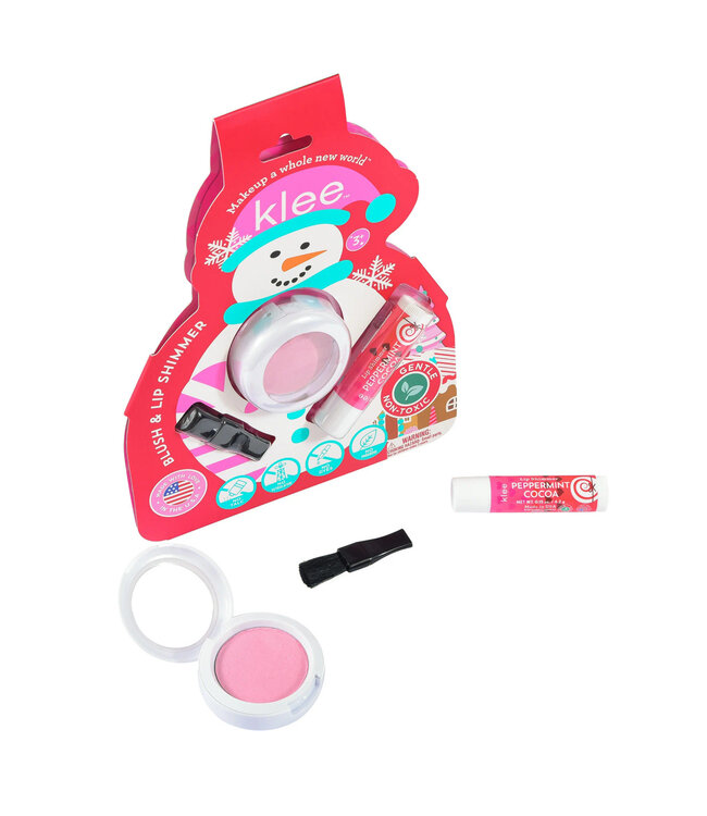 Crystal Glow Blush and Lip Shimmer Set