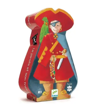 Djeco Pirate & Treasure 36 Pc. Puzzle