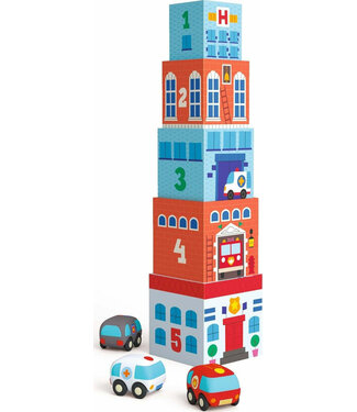 Djeco Blocks & Towers TopaniCar