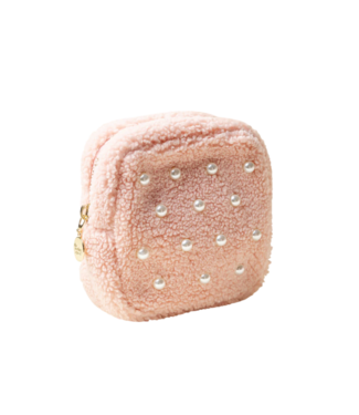 the darling effect Blush Pearl Square Teddy Pouch