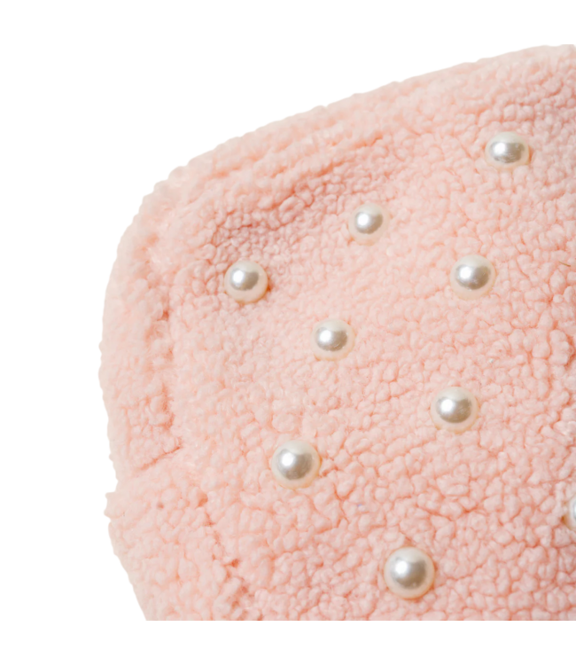 Blush Pearl Square Teddy Pouch