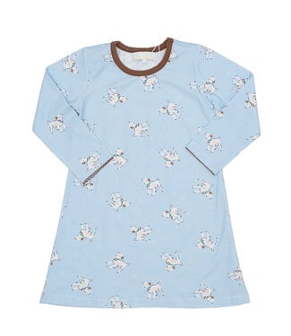 The Oaks Apparel Mary Chase L/S Bluebell Pups Dress