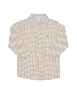 The Oaks Apparel William Tan Check Button Up