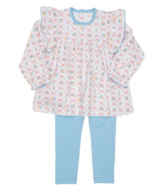 The Oaks Apparel Abree Birthday Bouquet Legging Set