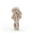 Bashful Beige Bunny Ring Rattle