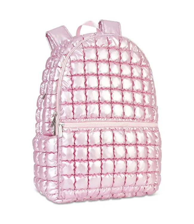 Icy Rose Puffer Backpack
