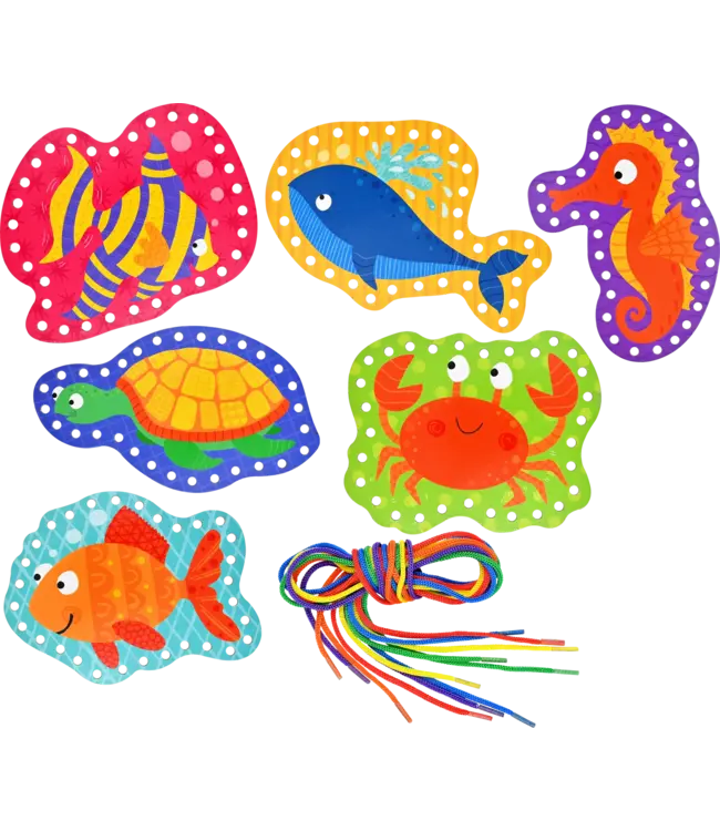 Lacing Cards - Under the Sea