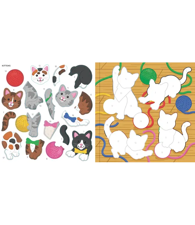 First Color By Sticker - Pets