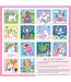Peter Pauper Press First Color by Sticker Unicorns & More