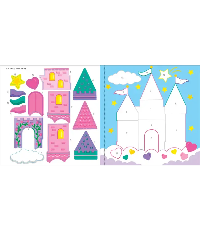 Peter Pauper Press First Color by Sticker Unicorns & More