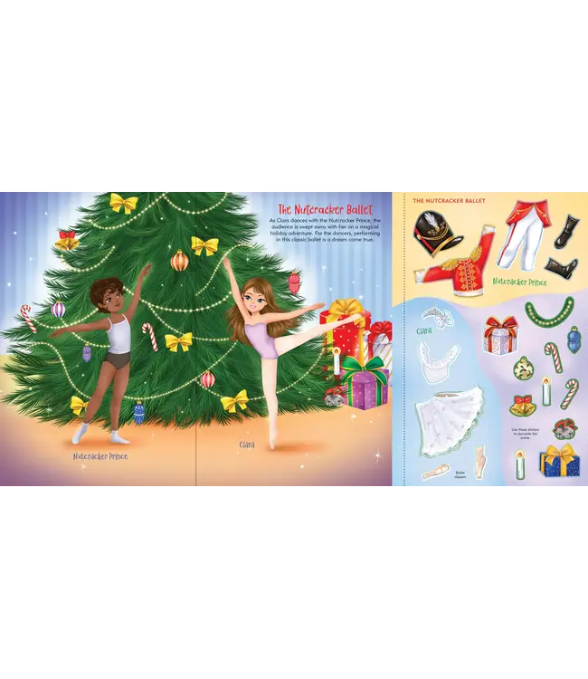 Sticker Doll Dress Up Book - Christmas
