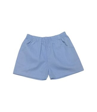 Luigi Sky Blue Twill Shorts