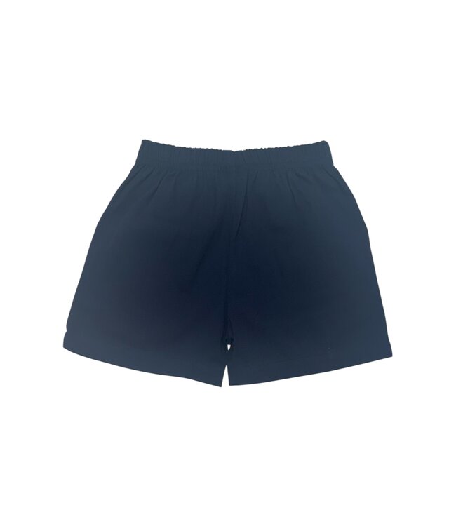 Dark Navy Twill Pocket Shorts