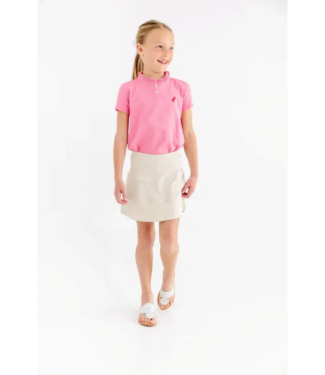 Beaufort Bonnet Keeneland Khaki/Pearl Prepletic Prep School Skort
