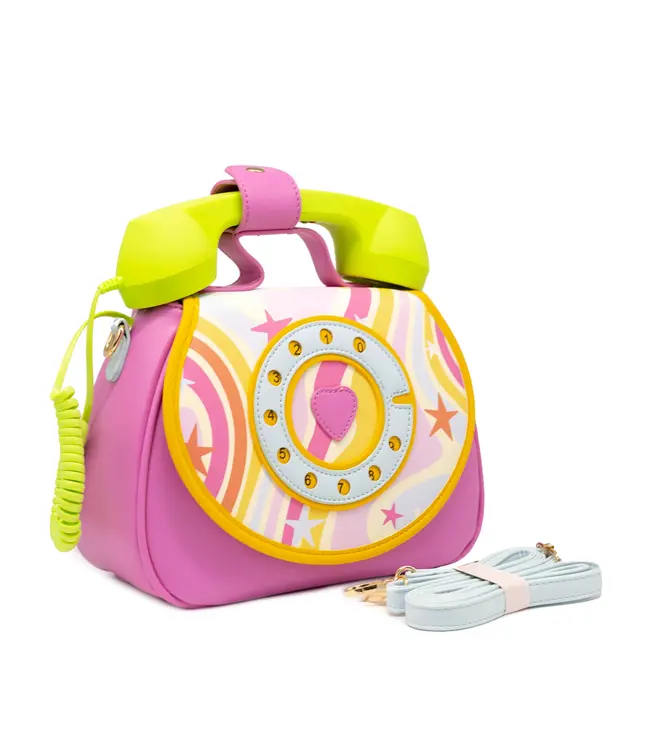 Ring, Ring, Ring Convertible Handbag - Retro Vibes