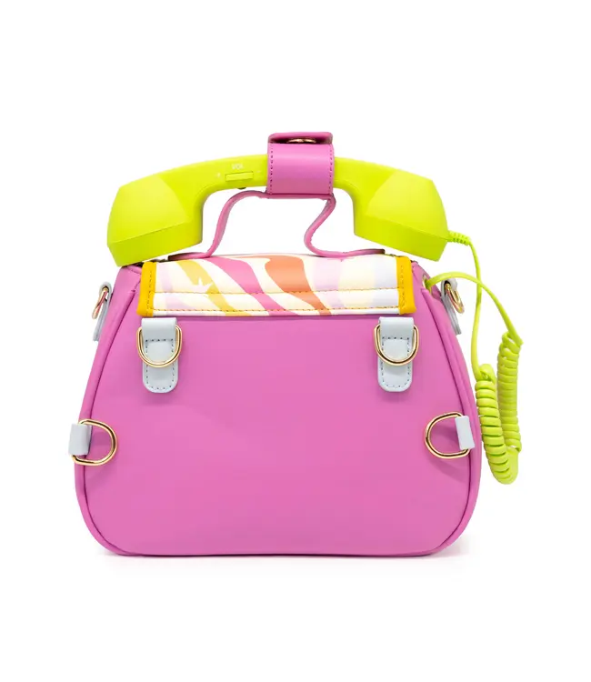 Ring, Ring, Ring Convertible Handbag - Retro Vibes