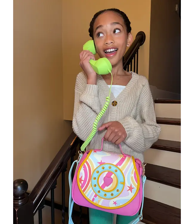 Ring, Ring, Ring Convertible Handbag - Retro Vibes