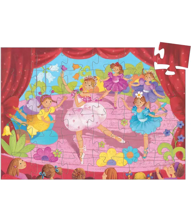 Silhouette Ballerina Puzzle