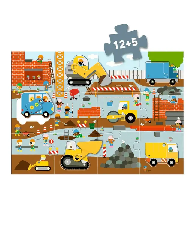 Giant Floor Puzzle Construction Site