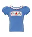 Anavini ABC 123 Periwinkle Blue Girl's Knit S/S T-Shirt