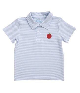 Itsy Bitsy White Apple Polo