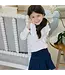 Navy Preppy Performance Skort