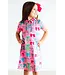 Pink Twirls & Ties S/S Polo Dress