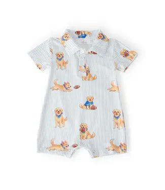 Mila & Rose Quarter Bark Polo Shorty One Piece