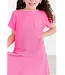 Neon Pink Scrunchy Pocket Tee