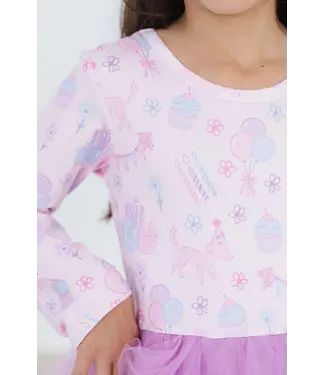Mila & Rose Party Princess L/S Tutu Dress