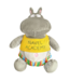 MerryMakers Belly Button Book! 10.5" Hippo Plush