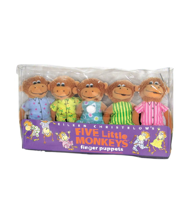 Five Little Monkeys 5" Finger Puppets