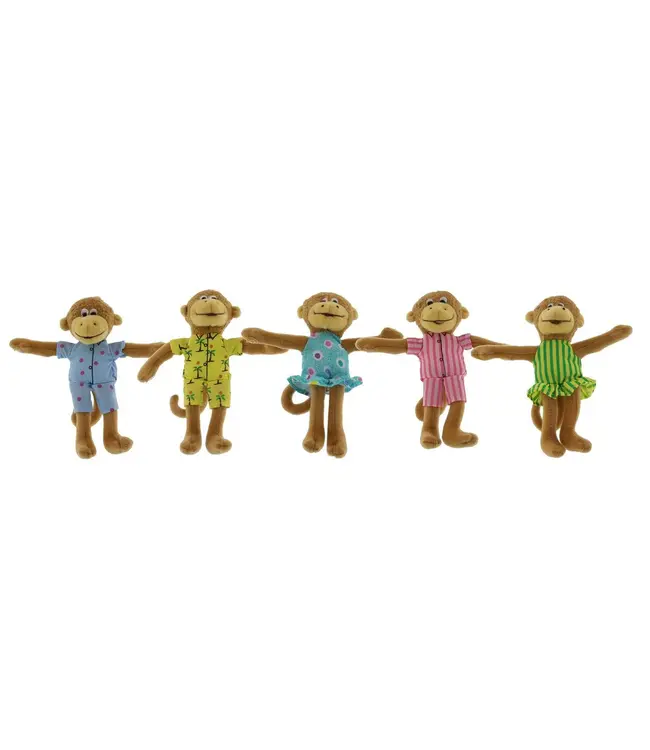 Five Little Monkeys 5" Finger Puppets