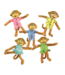 Five Little Monkeys 5" Finger Puppets