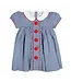 Shop Teeta Navy Apple Dress