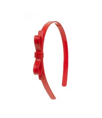 lilies&roses Thin Bow Red Headband