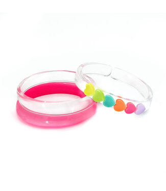 lilies&roses Hearts Neon Bangles