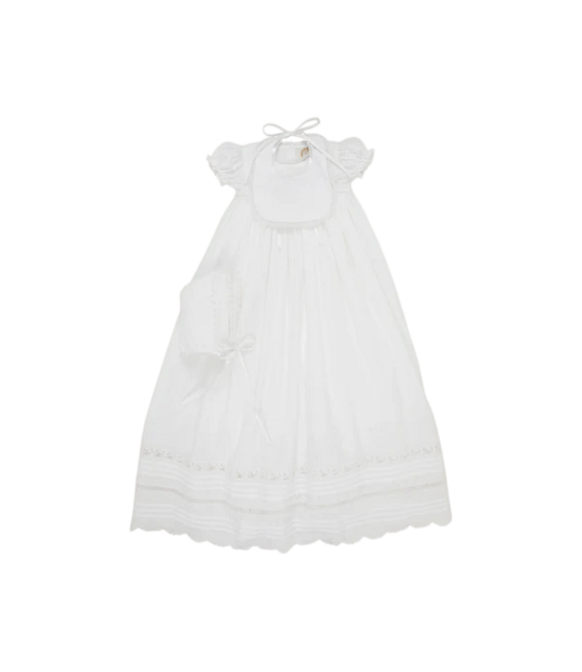 Worth Ave. White Grandccasion Blessed Christening Gown - Girls
