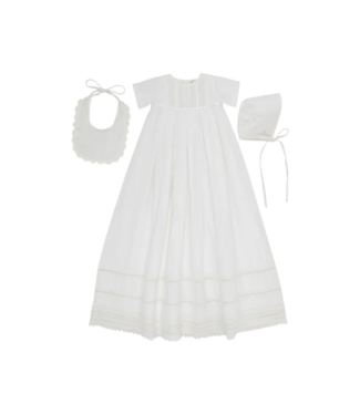 Beaufort Bonnet Worth Ave. White Grandccasion Blessed Christening Gown - Boy
