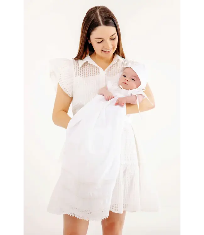 Worth Ave. White Grandccasion Blessed Christening Gown - Boy