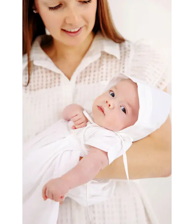 Worth Ave. White Grandccasion Blessed Christening Gown - Boy