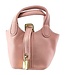 Bucket Purse with Gold Lock