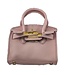 Leather Purse with Gold Latch