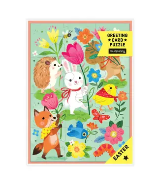 hachette book group Hoppy Easter Puzzle Greeting Card
