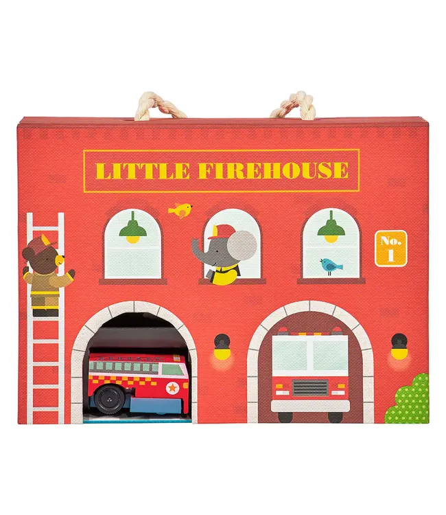 Firehouse Wind Up and Go Play Set