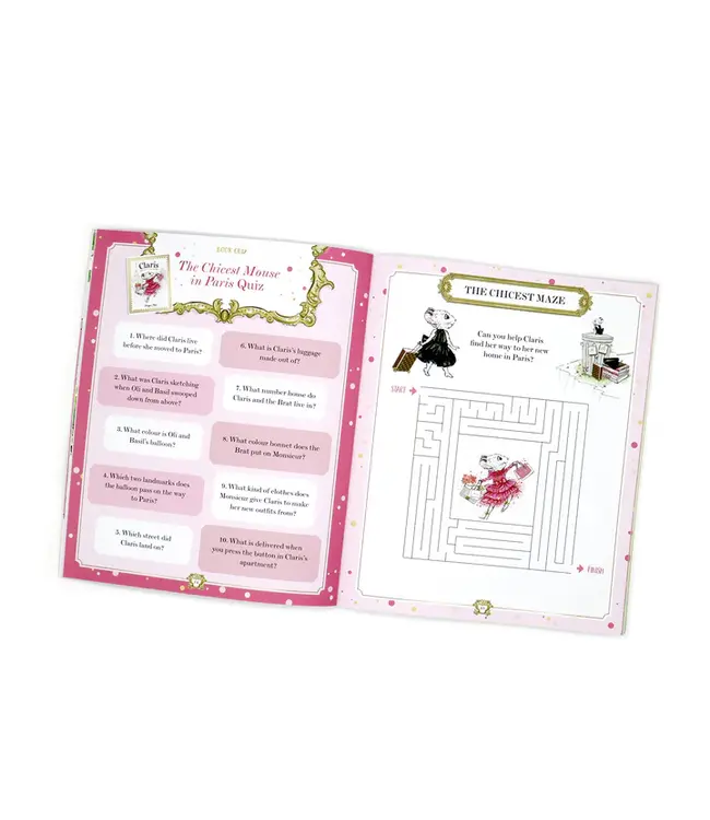 Claris Tres Chic Activity Book